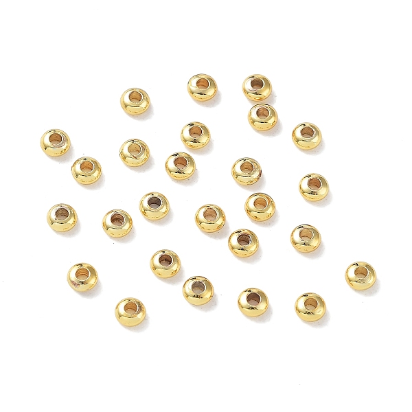 PandaHall Brass Spacer Beads, Saucer Beads, Long-Lasting Plated, Real 18K Gold Plated, 4x2mm, Hole: 1.6mm Brass Rondelle
PandaHall Brass Spacer Beads, Saucer Beads, Long-Lasting Plated, Real 18K Gold Plated, 4x2mm, Hole: 1.6mm Brass Rondelle