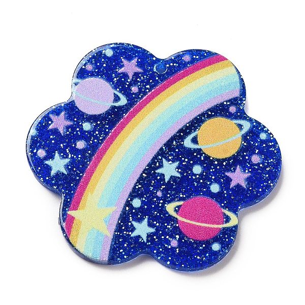 PandaHall Starry Sky Acrylic Pendants, Blue, 36.5x39.5x2mm, Hole: 1.6mm Acrylic Blue
PandaHall Starry Sky Acrylic Pendants, Blue, 36.5x39.5x2mm, Hole: 1.6mm Acrylic Blue