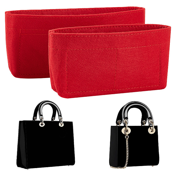 PandaHall WADORN 2 Styles Handbag Felt Organizer Insert, Tote Bag Organizer Insert with Zipper Bag in Bag Divider Organizer Soft Multiple..., Red
PandaHall WADORN 2 Styles Handbag Felt Organizer Insert, Tote Bag Organizer Insert with Zipper Bag in Bag Divider Organizer Soft Multiple..., Red