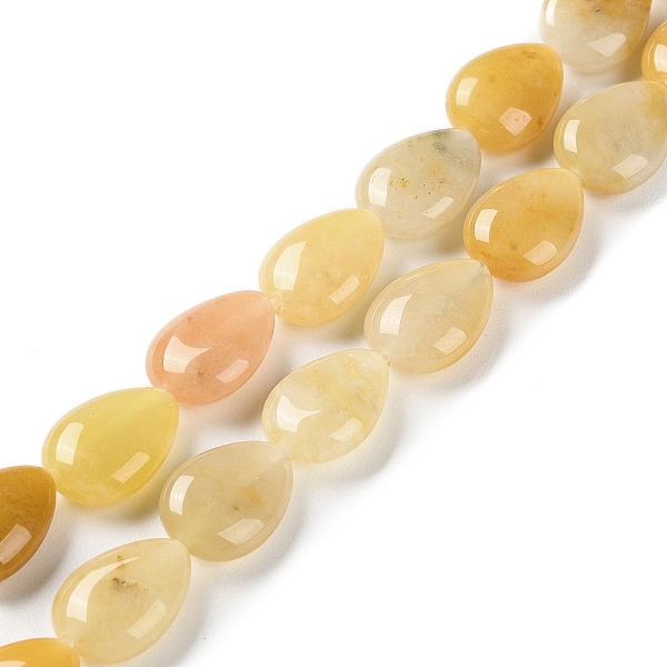 PandaHall Natural Topaz Jade Beads Strands, Flat Teardrop, 13~14x9.5~10x5~5.5mm, Hole: 1.2mm, about 28pcs/strand, 15.16''(38.5cm) Topaz Jade...
PandaHall Natural Topaz Jade Beads Strands, Flat Teardrop, 13~14x9.5~10x5~5.5mm, Hole: 1.2mm, about 28pcs/strand, 15.16''(38.5cm) Topaz Jade...