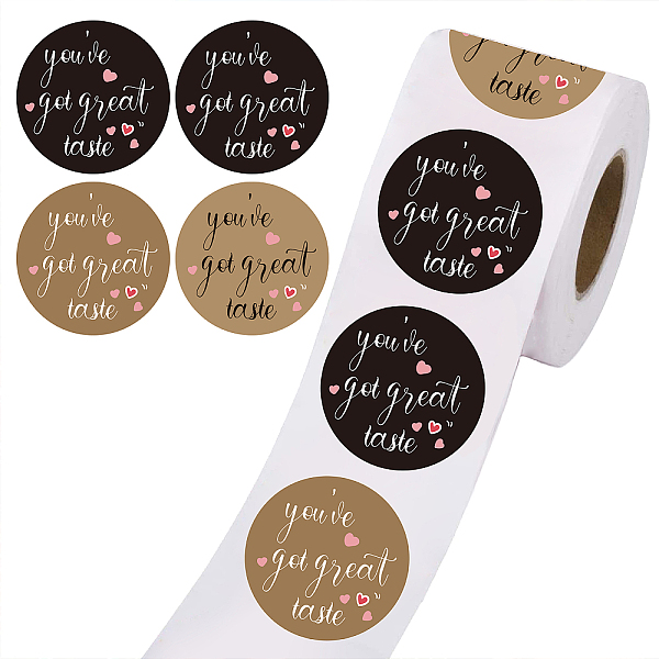 PandaHall Thank You Sticker, Coated Paper Adhesive Stickers, Flat Round with Word, Heart Pattern, 4x4cm, 500pcs/roll Paper Heart
PandaHall Thank You Sticker, Coated Paper Adhesive Stickers, Flat Round with Word, Heart Pattern, 4x4cm, 500pcs/roll Paper Heart
