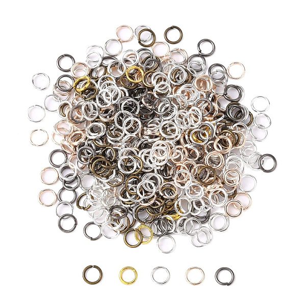 PandaHall Open Jump Rings Iron Jump Rings, Mixed Color, 6x0.7mm, 21 Gauge, Inner Diameter: 5mm, about 5500pcs/500g Iron
PandaHall Open Jump Rings Iron Jump Rings, Mixed Color, 6x0.7mm, 21 Gauge, Inner Diameter: 5mm, about 5500pcs/500g Iron