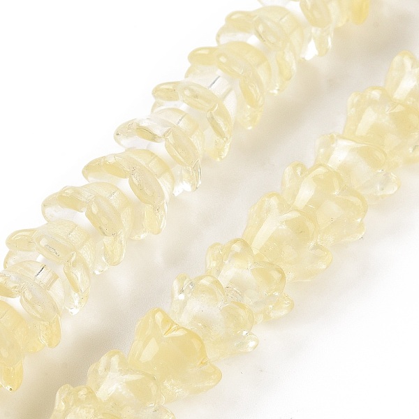 PandaHall Transparent Glass Beads Strands, Flower, Lemon Chiffon, 11~12x7.5~8mm, Hole: 1.4mm, about 50pcs/strand, 11.42''(29cm) Glass Flower
PandaHall Transparent Glass Beads Strands, Flower, Lemon Chiffon, 11~12x7.5~8mm, Hole: 1.4mm, about 50pcs/strand, 11.42''(29cm) Glass Flower