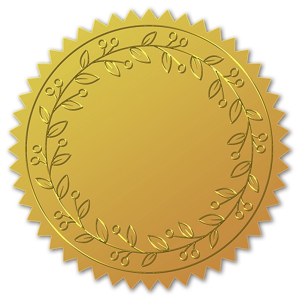 PandaHall Self Adhesive Gold Foil Embossed Stickers, Medal Decoration Sticker, Leaf Pattern, 5x5cm Metal Leaf Gold
PandaHall Self Adhesive Gold Foil Embossed Stickers, Medal Decoration Sticker, Leaf Pattern, 5x5cm Metal Leaf Gold