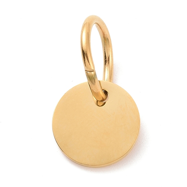 PandaHall Ion Plating(IP) 304 Stainless Steel Manual Polishing Charms, Stamping Blank Tag, with Jump Rings, Flat Round, Golden, 10x1mm, Hole...
PandaHall Ion Plating(IP) 304 Stainless Steel Manual Polishing Charms, Stamping Blank Tag, with Jump Rings, Flat Round, Golden, 10x1mm, Hole...