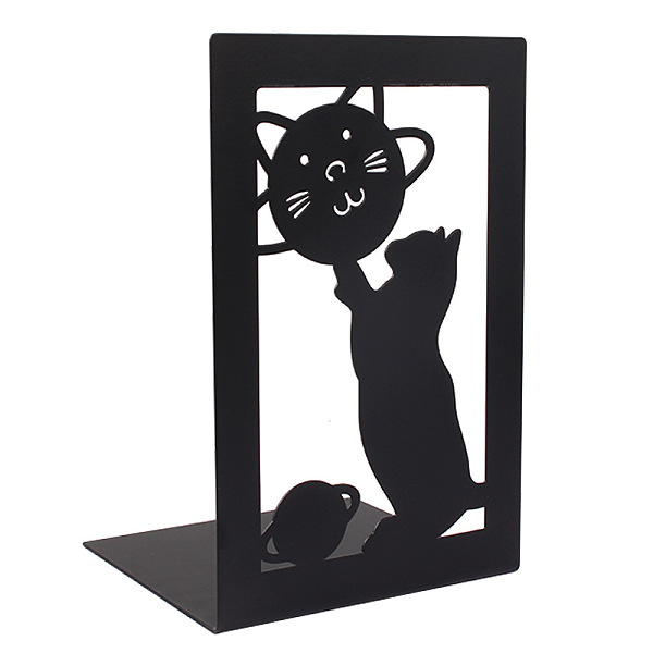 PandaHall Non-Skid Iron Bookend Display Stands, Adjustable Desktop Heavy Duty Metal Book Stopper for Shelves, Cat Shape, 170x110mm Iron Cat..., Black
PandaHall Non-Skid Iron Bookend Display Stands, Adjustable Desktop Heavy Duty Metal Book Stopper for Shelves, Cat Shape, 170x110mm Iron Cat..., Black