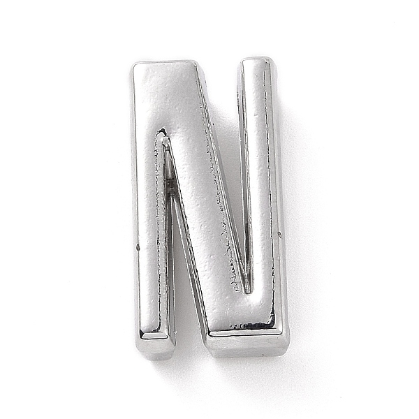 PandaHall Alloy Letter Slide Charms, Platinum, Letter.N, 20.5~21x6~10.5x6.5mm, Hole: 17.5~18x2.5mm Alloy Letter N
PandaHall Alloy Letter Slide Charms, Platinum, Letter.N, 20.5~21x6~10.5x6.5mm, Hole: 17.5~18x2.5mm Alloy Letter N
