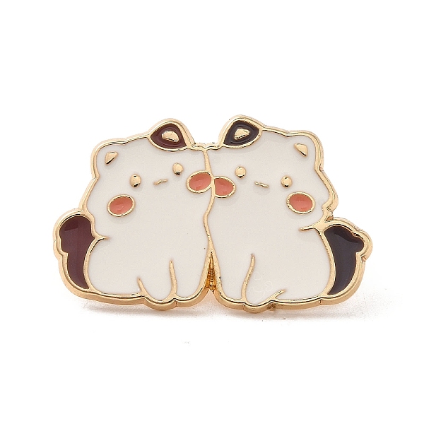 PandaHall Cute Cat Alloy Enamel Brooch, Kitten Enamel Pins, Floral White, 18x29.5x1.5mm Alloy+Enamel Cat Shape
PandaHall Cute Cat Alloy Enamel Brooch, Kitten Enamel Pins, Floral White, 18x29.5x1.5mm Alloy+Enamel Cat Shape
