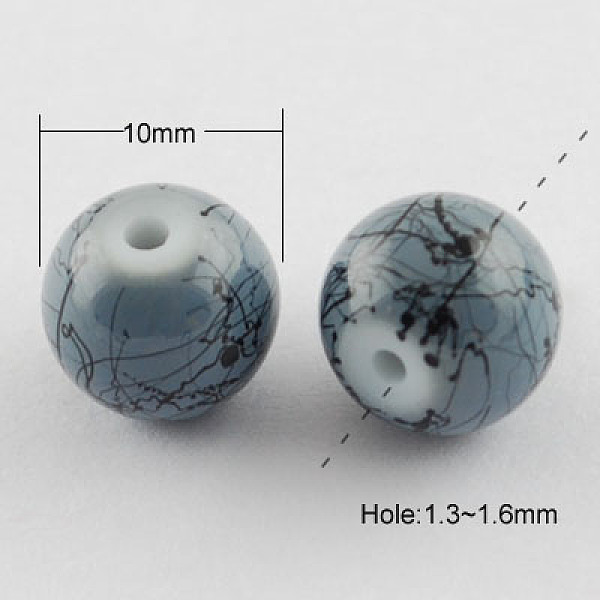 PandaHall Drawbench Glass Bead Strands, Round, Slate Gray, 10mm, Hole: 1.3~1.6mm, about 80pcs/strand, 31.4 inch Glass Round Gray
PandaHall Drawbench Glass Bead Strands, Round, Slate Gray, 10mm, Hole: 1.3~1.6mm, about 80pcs/strand, 31.4 inch Glass Round Gray