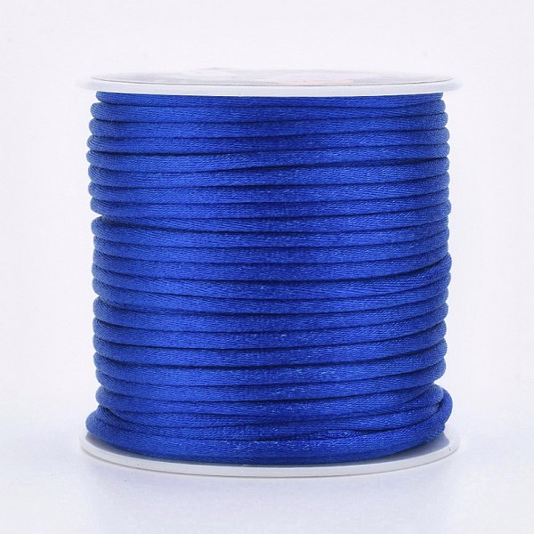PandaHall Nylon Thread, Rattail Satin Cord, Royal Blue, 2mm, about 25.15 yards(23m)/roll Nylon Blue
PandaHall Nylon Thread, Rattail Satin Cord, Royal Blue, 2mm, about 25.15 yards(23m)/roll Nylon Blue