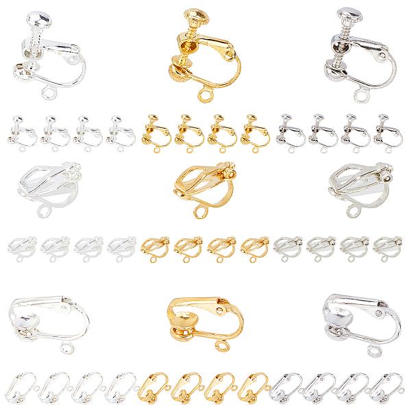 PandaHall SUNNYCLUE 1 Box 36pcs 9 Style Clip-on Earring Findings Adjustment Brass Screw Clip Earring Converters Clip-on Earring Findings...
PandaHall SUNNYCLUE 1 Box 36pcs 9 Style Clip-on Earring Findings Adjustment Brass Screw Clip Earring Converters Clip-on Earring Findings...