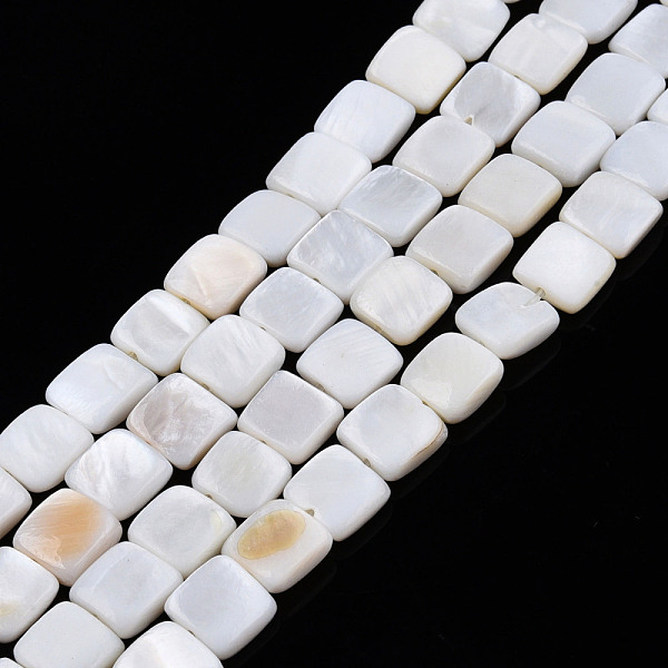 PandaHall Natural Freshwater Shell Beads Strands, Square, 8x8x3mm, Hole: 0.9mm, about 48pcs/strand, 15.16 inch(38.5cm) Freshwater Shell...
PandaHall Natural Freshwater Shell Beads Strands, Square, 8x8x3mm, Hole: 0.9mm, about 48pcs/strand, 15.16 inch(38.5cm) Freshwater Shell...