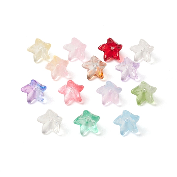 PandaHall Spray Painted Transparent Glass Beads, Flower, Mixed Color, 12x9x12mm, Hole: 1.4mm Glass Flower Multicolor
PandaHall Spray Painted Transparent Glass Beads, Flower, Mixed Color, 12x9x12mm, Hole: 1.4mm Glass Flower Multicolor