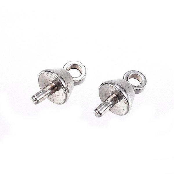 PandaHall 304 Stainless Steel Peg Bails Pendants, for Half Drilled Beads, Stainless Steel Color, 7x4mm, Hole: 1.2mm, Pin: 1mm 304 Stainless...
PandaHall 304 Stainless Steel Peg Bails Pendants, for Half Drilled Beads, Stainless Steel Color, 7x4mm, Hole: 1.2mm, Pin: 1mm 304 Stainless...