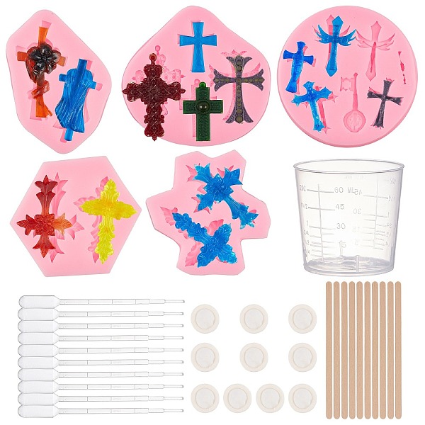 PandaHall Olycraft DIY Pendant Making, with Silicone Molds, Plastic Measuring Cup & Pipettes, Latex Finger Cots and Wooden Craft Sticks..., Multicolor
PandaHall Olycraft DIY Pendant Making, with Silicone Molds, Plastic Measuring Cup & Pipettes, Latex Finger Cots and Wooden Craft Sticks..., Multicolor
