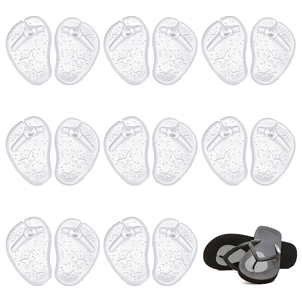 PandaHall Gorgecraft 6 Pairs Silicone No Slip Flip Flop Pads, Forefoot Padding Inserts Gel Pads, Clear, 99x68x6.5mm Silicone Clear
PandaHall Gorgecraft 6 Pairs Silicone No Slip Flip Flop Pads, Forefoot Padding Inserts Gel Pads, Clear, 99x68x6.5mm Silicone Clear