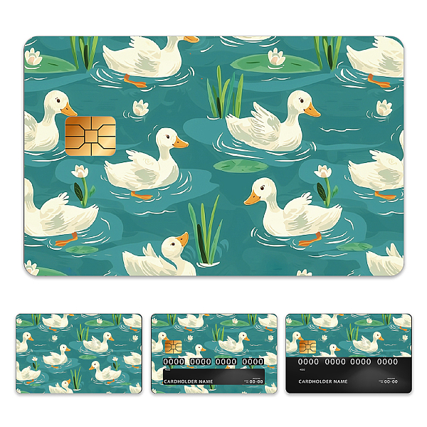 PandaHall Plastic Waterproof Card Stickers, Self-adhesion Card Skin for Bank Card Decor, Rectangle, Duck, 140x190mm Plastic Duck
PandaHall Plastic Waterproof Card Stickers, Self-adhesion Card Skin for Bank Card Decor, Rectangle, Duck, 140x190mm Plastic Duck