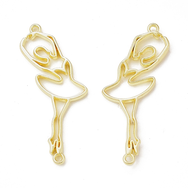 PandaHall Rack Plating Alloy Outline Connector Charms, Cadmium Free & Nickel Free & Lead Free, Ballet Dancer Links, Light Gold, 36.5x13x2mm...
PandaHall Rack Plating Alloy Outline Connector Charms, Cadmium Free & Nickel Free & Lead Free, Ballet Dancer Links, Light Gold, 36.5x13x2mm...