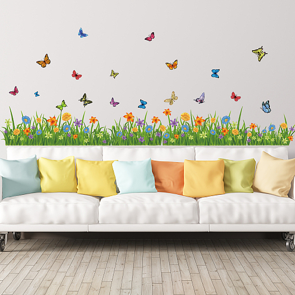 PandaHall PVC Wall Stickers, Wall Decoration, Flower, 350x1180mm, 2pcs/set PVC Flower
PandaHall PVC Wall Stickers, Wall Decoration, Flower, 350x1180mm, 2pcs/set PVC Flower