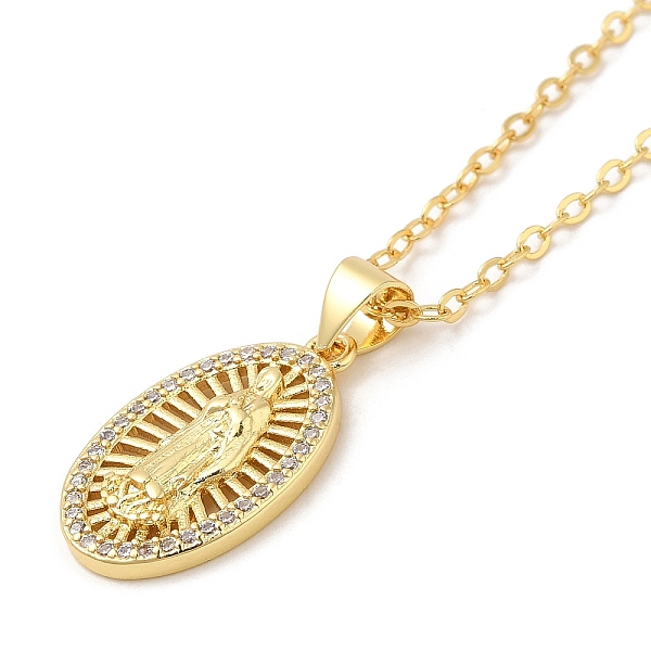 PandaHall Brass Micro Pave Cubic Zirconia Pendants Necklace, Oval, 17.32 inch(44cm) Brass Oval
PandaHall Brass Micro Pave Cubic Zirconia Pendants Necklace, Oval, 17.32 inch(44cm) Brass Oval