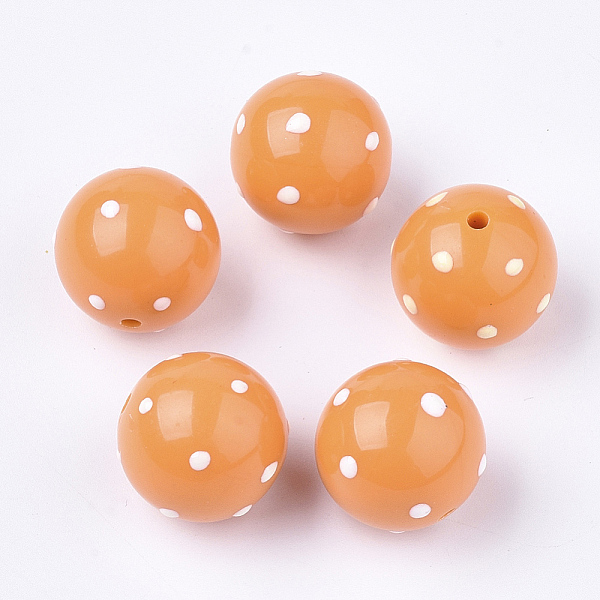 PandaHall Acrylic Beads, Round with Spot, Dark Orange, 16x15mm, Hole: 2.5mm Acrylic Round Orange
PandaHall Acrylic Beads, Round with Spot, Dark Orange, 16x15mm, Hole: 2.5mm Acrylic Round Orange