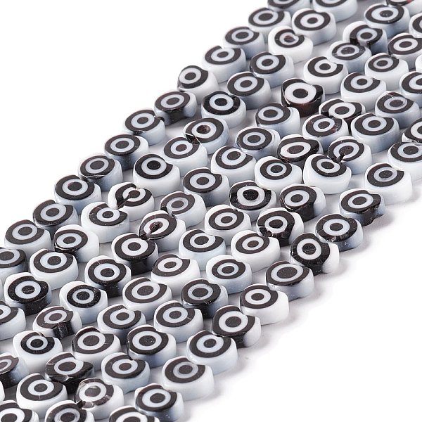 PandaHall Handmade Evil Eye Lampwork Beads Strands, Heart, WhiteSmoke, 5x6x2mm, Hole: 1mm, about 63~67pcs/strand, 12.60~12.99 inch(32~33cm)..., White
PandaHall Handmade Evil Eye Lampwork Beads Strands, Heart, WhiteSmoke, 5x6x2mm, Hole: 1mm, about 63~67pcs/strand, 12.60~12.99 inch(32~33cm)..., White