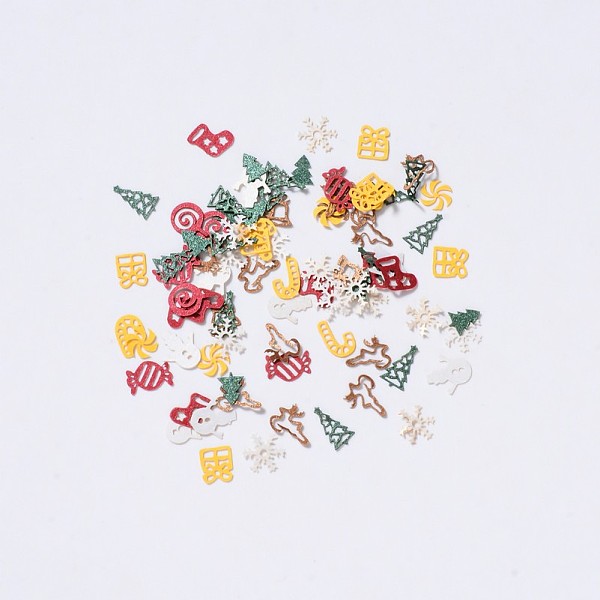PandaHall Colorful Christmas Nail Stickers Set, 3D Snowflake Elk Tree Stick Snowman Bell Pattern DIY Winter Nail Design for Women Girls..., Multicolor
PandaHall Colorful Christmas Nail Stickers Set, 3D Snowflake Elk Tree Stick Snowman Bell Pattern DIY Winter Nail Design for Women Girls..., Multicolor