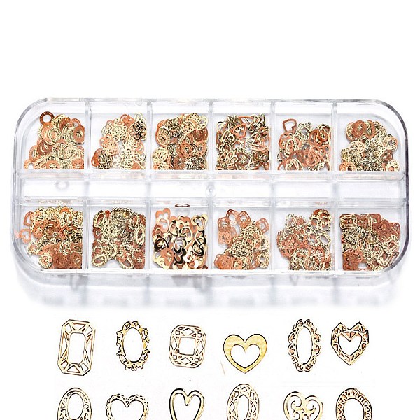 PandaHall Alloy Cabochons, Alloy Computer Patch, Nail Art Decoration Accessories for Women, Rectangle & Square & Oval & Heart, Golden...
PandaHall Alloy Cabochons, Alloy Computer Patch, Nail Art Decoration Accessories for Women, Rectangle & Square & Oval & Heart, Golden...