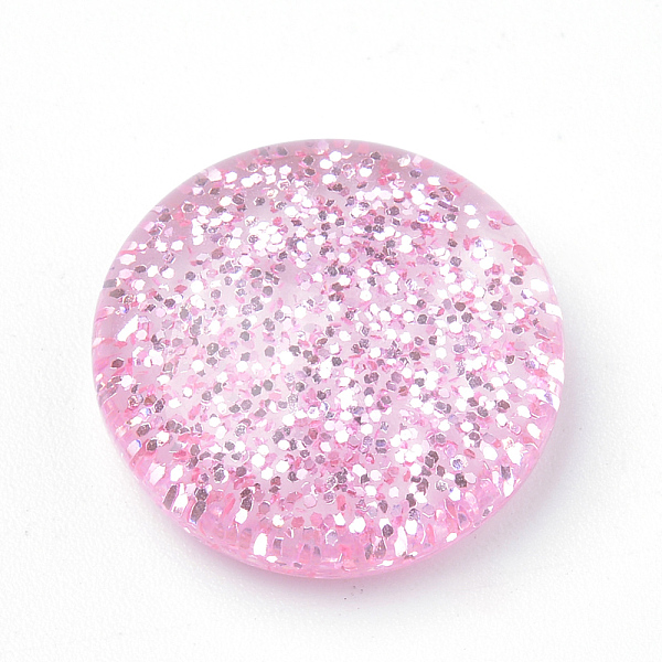 PandaHall Resin Cabochons, with Glitter Powder, Dome/Half Round, Pink, 16x5mm Resin Half Round Pink
PandaHall Resin Cabochons, with Glitter Powder, Dome/Half Round, Pink, 16x5mm Resin Half Round Pink