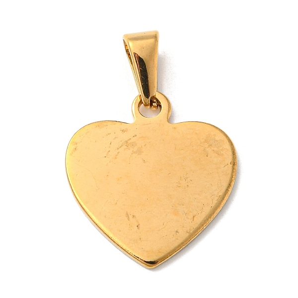 PandaHall 304 Stainless Steel Pendants, Stamping Blank Tag, Heart, Golden, 20.5x19x1.36mm, Hole: 10x4.5mm 304 Stainless Steel Heart
PandaHall 304 Stainless Steel Pendants, Stamping Blank Tag, Heart, Golden, 20.5x19x1.36mm, Hole: 10x4.5mm 304 Stainless Steel Heart