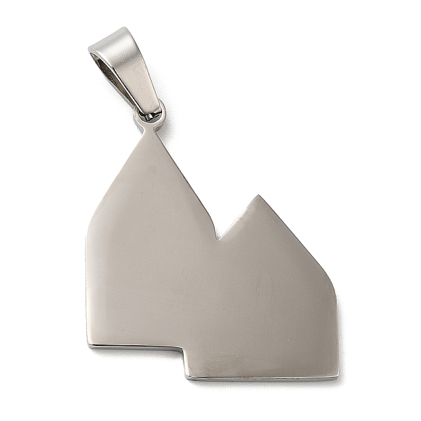 PandaHall 304 Stainless Steel Pendants, Stamping Blank Tag, House Charm, Stainless Steel Color, 31.5x23x1mm, Hole: 6.5x4mm 304 Stainless...
PandaHall 304 Stainless Steel Pendants, Stamping Blank Tag, House Charm, Stainless Steel Color, 31.5x23x1mm, Hole: 6.5x4mm 304 Stainless...