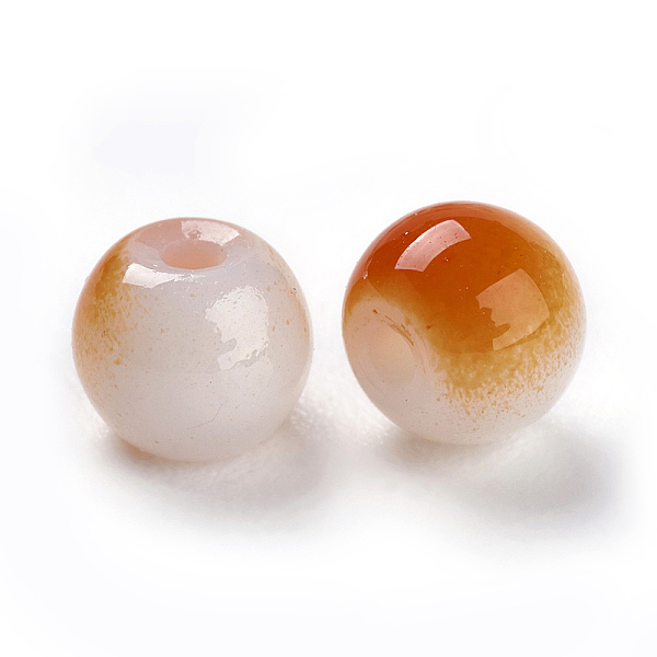 PandaHall Spray Painted Resin Beads, Round, Two Tone, Dark Orange, 4.5x4mm, Hole: 1mm Resin Round Orange
PandaHall Spray Painted Resin Beads, Round, Two Tone, Dark Orange, 4.5x4mm, Hole: 1mm Resin Round Orange