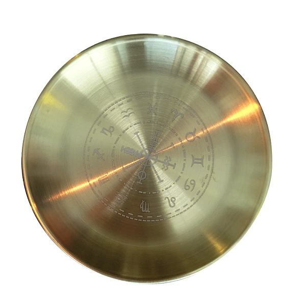 PandaHall 201 Stainless Steel Candle Holder, Tarot Theme Tealight Tray, for Witchcraft Wiccan Altar Supplies, Flat Round, Constellation...
PandaHall 201 Stainless Steel Candle Holder, Tarot Theme Tealight Tray, for Witchcraft Wiccan Altar Supplies, Flat Round, Constellation...