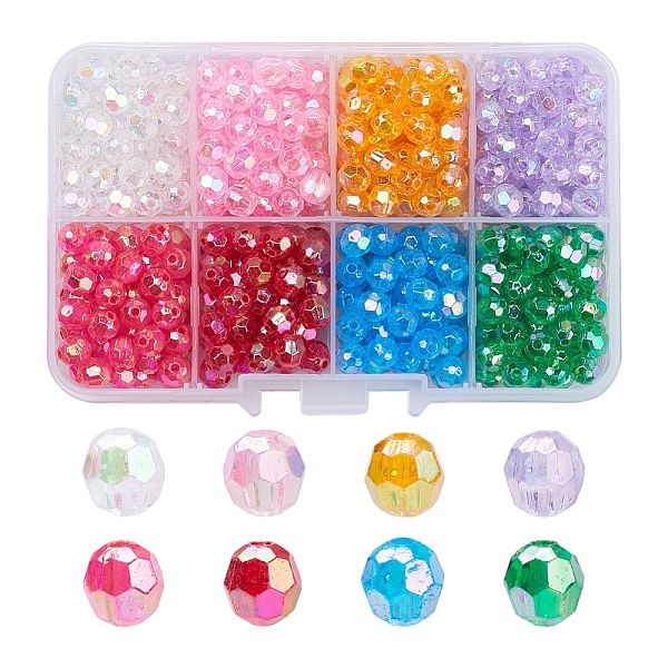 PandaHall Eco-Friendly Transparent Acrylic Beads, Faceted, Round, AB Color, Mixed Color, 6mm, Hole: 1mm, about 65~70pcs/color Acrylic Round..., Multicolor
PandaHall Eco-Friendly Transparent Acrylic Beads, Faceted, Round, AB Color, Mixed Color, 6mm, Hole: 1mm, about 65~70pcs/color Acrylic Round..., Multicolor
