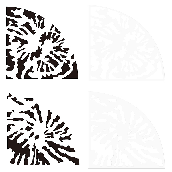 PandaHall Custom Acrylic Tie-Dye Template, Painting Supplies, Fanshaped, Stain Pattern, 20x20x0.25cm, 2pcs/set Acrylic Others
PandaHall Custom Acrylic Tie-Dye Template, Painting Supplies, Fanshaped, Stain Pattern, 20x20x0.25cm, 2pcs/set Acrylic Others