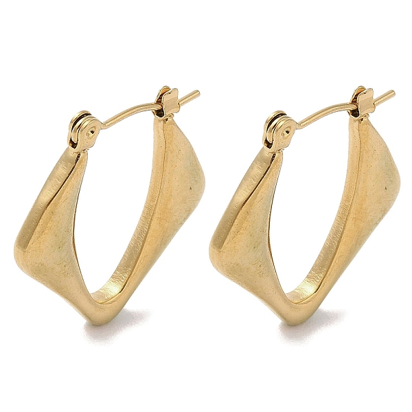 PandaHall Rhombus 201 Stainless Steel Half Hoop Earrings for Women, with 304 Stainless Steel Pin, Golden, 24x3mm 201 Stainless Steel Rhombus
PandaHall Rhombus 201 Stainless Steel Half Hoop Earrings for Women, with 304 Stainless Steel Pin, Golden, 24x3mm 201 Stainless Steel Rhombus