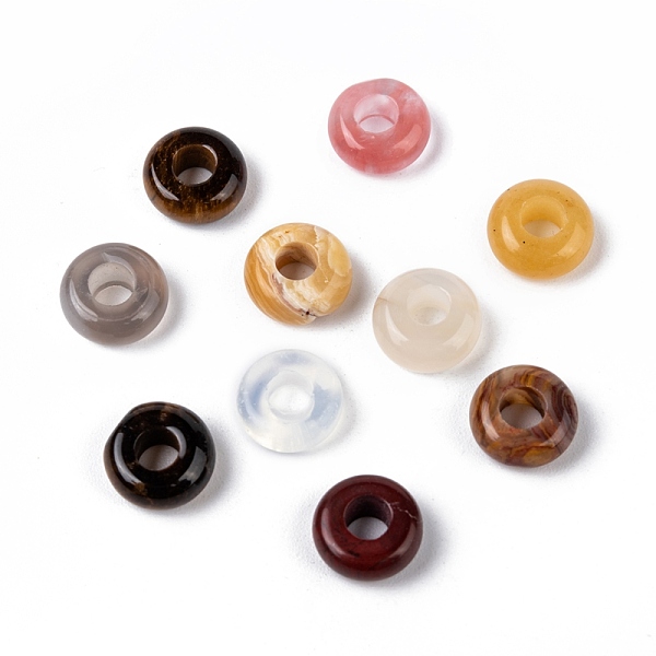 PandaHall Natural & Synthetic Gemstones Beads, Rondelle, 10.5x4.5mm, Hole: 4mm Mixed Stone Rondelle Multicolor
PandaHall Natural & Synthetic Gemstones Beads, Rondelle, 10.5x4.5mm, Hole: 4mm Mixed Stone Rondelle Multicolor