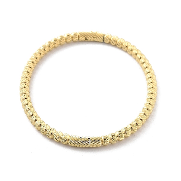 PandaHall 304 Stainless Steel Grooved Hinged Bangles, Real 14K Gold Plated, Inner Diameter: 2-3/8x2 inch(6.05x5.1cm) 304 Stainless Steel
PandaHall 304 Stainless Steel Grooved Hinged Bangles, Real 14K Gold Plated, Inner Diameter: 2-3/8x2 inch(6.05x5.1cm) 304 Stainless Steel