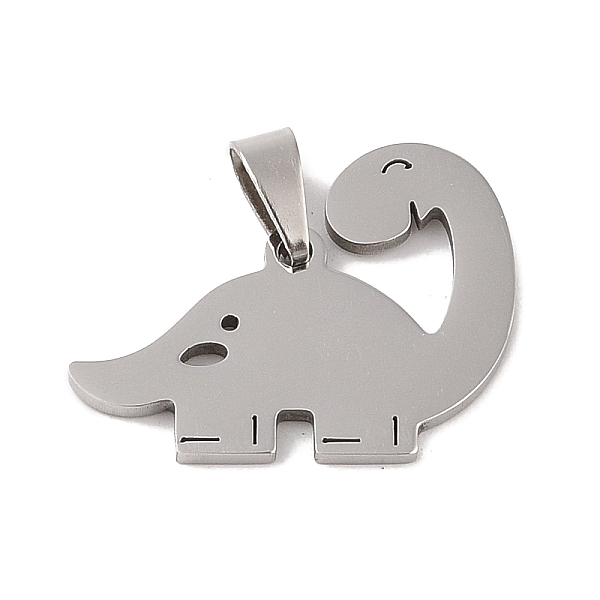 PandaHall 201 Stainless Steel Pendants, Stainless Steel Color, Hollow, Animal Charm, Dinosaur, 19.5x21x1.5mm, Hole: 4x7mm 201 Stainless...
PandaHall 201 Stainless Steel Pendants, Stainless Steel Color, Hollow, Animal Charm, Dinosaur, 19.5x21x1.5mm, Hole: 4x7mm 201 Stainless...