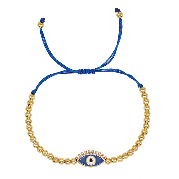 PandaHall Alloy Round & Evil Eye Braided Bead Bracelets, Adjustable Cord Bracelets for Women Alloy
PandaHall Alloy Round & Evil Eye Braided Bead Bracelets, Adjustable Cord Bracelets for Women Alloy