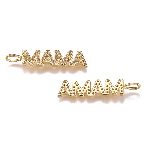 PandaHall Brass Micro Pave Clear Cubic Zirconia Pendants, Long-Lasting Plated, for Mother's Day, Word Mama, Golden, 30x7x1.7mm, Hole...
PandaHall Brass Micro Pave Clear Cubic Zirconia Pendants, Long-Lasting Plated, for Mother's Day, Word Mama, Golden, 30x7x1.7mm, Hole...
