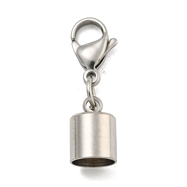 PandaHall 304 Stainless Steel Cord Ends, with Lobster Claw Clasps, Stainless Steel Color, 31mm, Inner Diameter: 8mm 304 Stainless Steel
PandaHall 304 Stainless Steel Cord Ends, with Lobster Claw Clasps, Stainless Steel Color, 31mm, Inner Diameter: 8mm 304 Stainless Steel