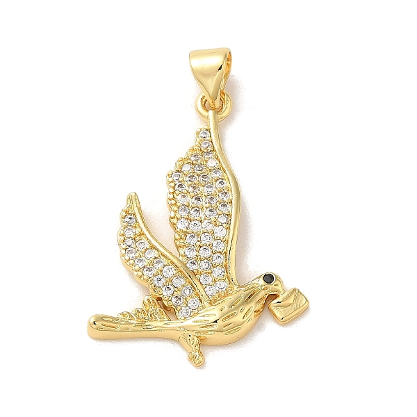 PandaHall Rack Plating Brass Micro Pave Clear Cubic Zirconia Pendants, Long-Lasting Plated, Cadmium Free & Lead Free, Bird, Real 18K Gold...
PandaHall Rack Plating Brass Micro Pave Clear Cubic Zirconia Pendants, Long-Lasting Plated, Cadmium Free & Lead Free, Bird, Real 18K Gold...