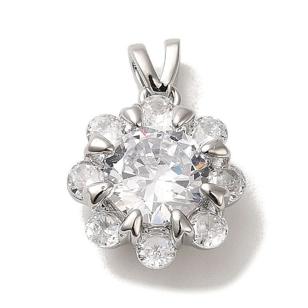 PandaHall Micro Pave Cubic Zirconia Pendants, Flower, 15.5x13.5x6.5mm, Hole: 2mm Brass+Cubic Zirconia Flower Clear
PandaHall Micro Pave Cubic Zirconia Pendants, Flower, 15.5x13.5x6.5mm, Hole: 2mm Brass+Cubic Zirconia Flower Clear