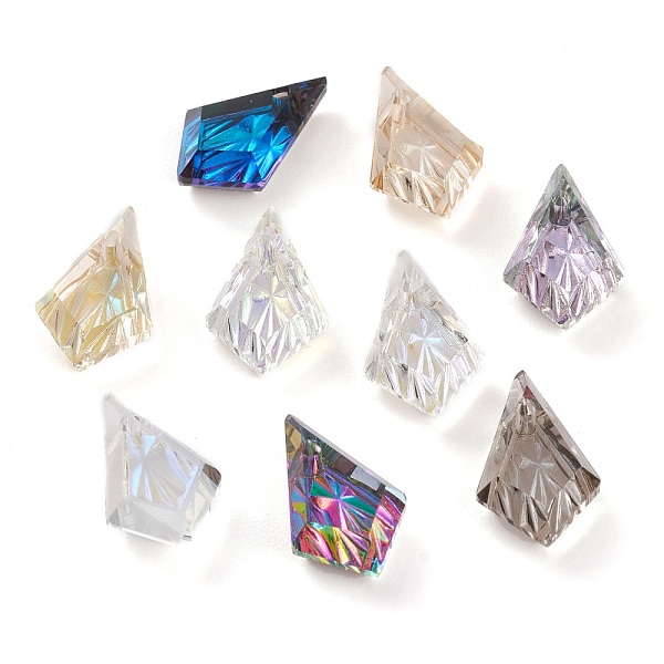 PandaHall Embossed Glass Rhinestone Pendants, Faceted, Kite, Mixed Color, 13x8x4mm, Hole: 1.2mm Glass Rhombus Multicolor
PandaHall Embossed Glass Rhinestone Pendants, Faceted, Kite, Mixed Color, 13x8x4mm, Hole: 1.2mm Glass Rhombus Multicolor