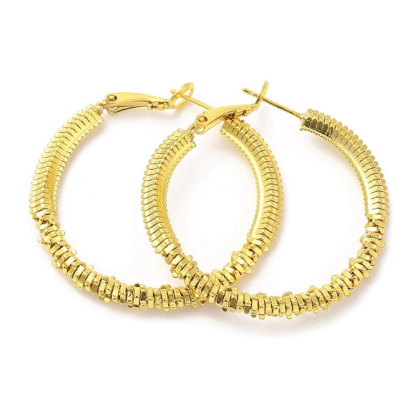 PandaHall Rack Plating Brass Beaded Hoop Earrings for Women, Long-Lasting Plated, Lead Free & Cadmium Free, Real 18K Gold Plated, 40x40x4mm...
PandaHall Rack Plating Brass Beaded Hoop Earrings for Women, Long-Lasting Plated, Lead Free & Cadmium Free, Real 18K Gold Plated, 40x40x4mm...