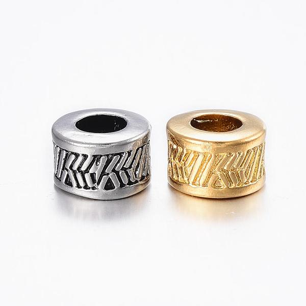 PandaHall 304 Stainless Steel European Beads, Large Hole Beads, Column, Mixed Color, 9.5x6mm, Hole: 5mm 304 Stainless Steel Column
PandaHall 304 Stainless Steel European Beads, Large Hole Beads, Column, Mixed Color, 9.5x6mm, Hole: 5mm 304 Stainless Steel Column