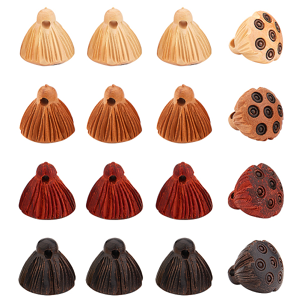 PandaHall CHGCRAFT 16Pcs 4 Colors Engraved Wooden Charms, Undyed, Lotus Pod, Mixed Color, 14.5x14.5~15mm, Hole: 1.8mm, 4pcs/color Wood..., Multicolor
PandaHall CHGCRAFT 16Pcs 4 Colors Engraved Wooden Charms, Undyed, Lotus Pod, Mixed Color, 14.5x14.5~15mm, Hole: 1.8mm, 4pcs/color Wood..., Multicolor
