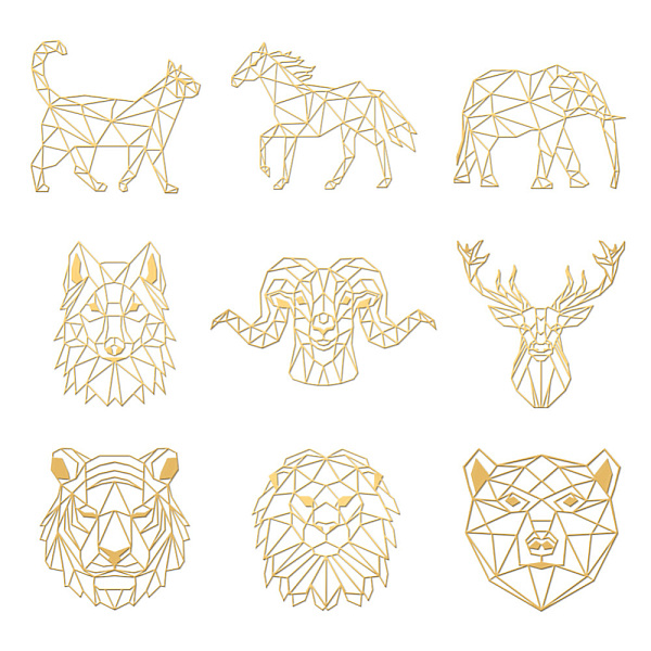 PandaHall Nickel Decoration Stickers, Metal Resin Filler, Epoxy Resin & UV Resin Craft Filling Material, Golden, Geometrical Animal Theme...
PandaHall Nickel Decoration Stickers, Metal Resin Filler, Epoxy Resin & UV Resin Craft Filling Material, Golden, Geometrical Animal Theme...