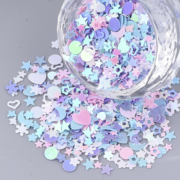 PandaHall Ornament Accessories, PVC Plastic Paillette/Sequins Beads, No Hole/Undrilled Beads, Mixed Shapes, Mixed Color..., Multicolor
PandaHall Ornament Accessories, PVC Plastic Paillette/Sequins Beads, No Hole/Undrilled Beads, Mixed Shapes, Mixed Color..., Multicolor